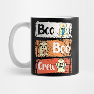 Boo Boo Crew Nurse Shirts Halloween Nurse Shirts for Women Mug